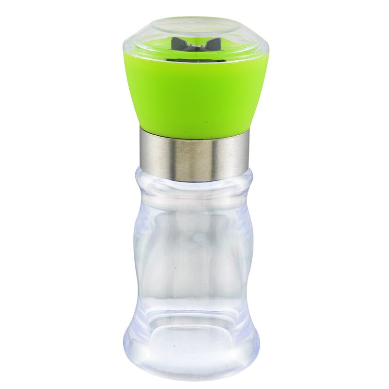 Automatisk salt pepper mølle kvern rustfritt stål bærbar mølle krydder muller kjøkken verktøy krydder pepper mølle maskin: G95257a