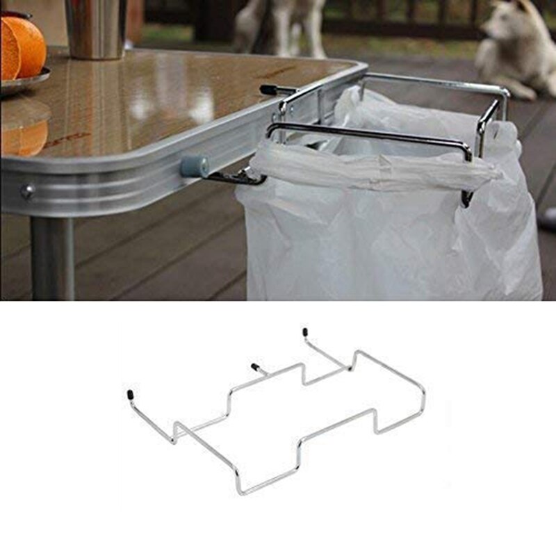 Vuilniszak Houder, 13.6X 10.2X1.8 Inch Outdoor Prullenbak Bag Frame Houder Ondersteuning Rack Keuken Opknoping Vuilniszak Frame Beugel