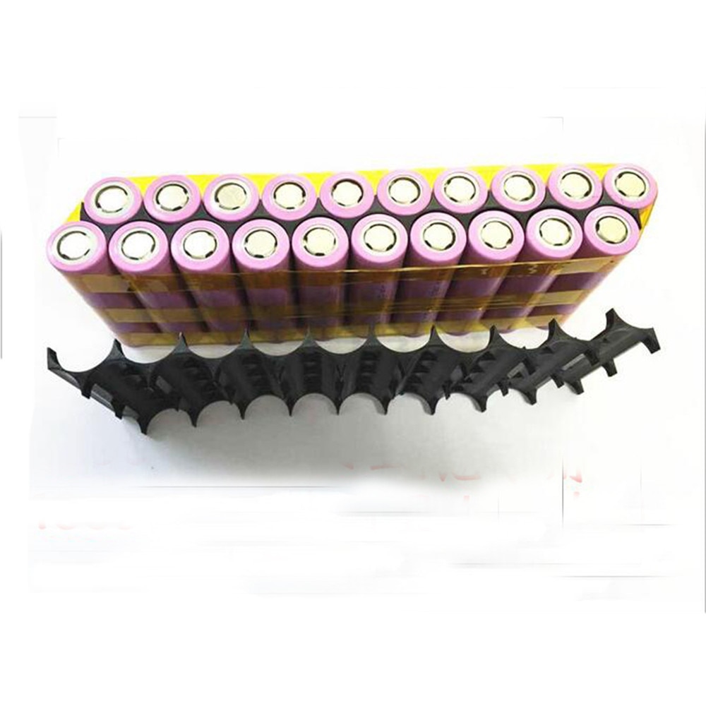2 stks/pak 10 Mobiele Spacer Plastic Houder 18650 Batterij Houder Cilindrische Mobiele Beugel Plastic Gevallen