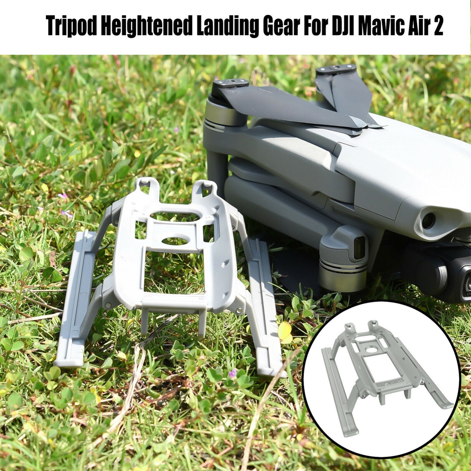 Verhoogde Statief Opvouwbare Landing Gear Bescherming Voor Dji Mavic Air 2 Drone Rc Drone Accessoires Rc Onderdelen