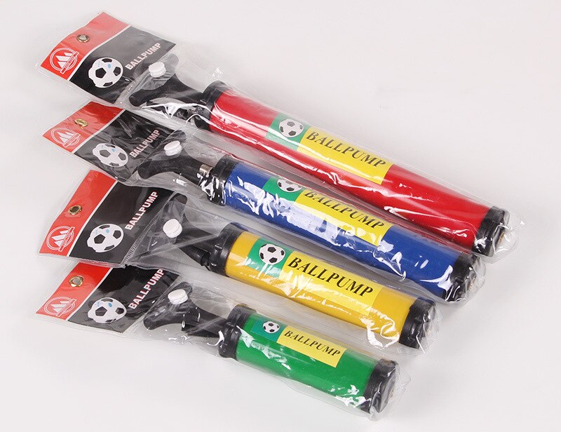 Handleiding Basketbal Pomp Voetbal Ballon Pomp Hand-Push Opblaasbaar Speelgoed Zwembad Draagbare Pomp Tub Accessoires
