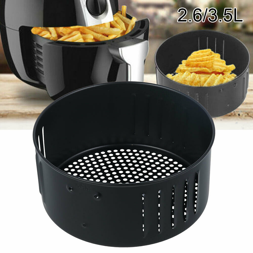 Cesta antiadherente de repuesto para freidora de aire cesta de accesorios antiadherente de para aceite de cocina, tostado, utensilios de cocina para alimentos saludables