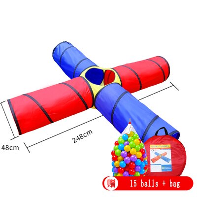 Kids Toys Crawling Tunnel Children Outdoor Indoor Toy Tube Baby Play Crawling Games Boys Girls Best Birthday: Gray