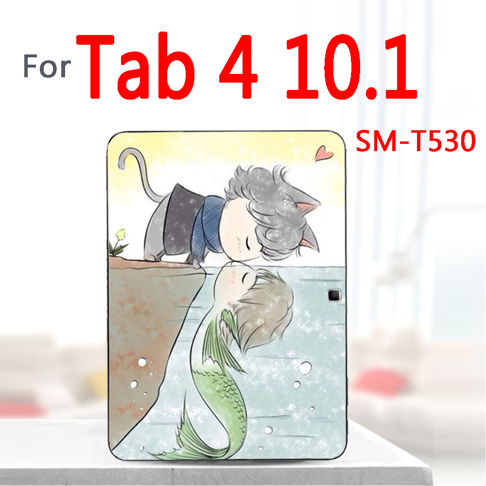 Paint Tablet Cover For Samsung Galaxy Tab S2 9.7 4G SM-T815C T815 Tab 4 10.1 SM T530 T531 SM-T530 Tab A 8.0 T380 T385 Case: T530-D9