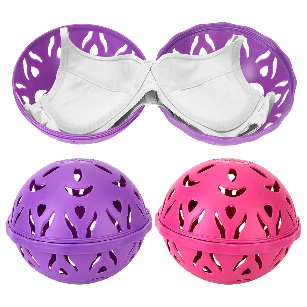 For Washing Machine Reusable Bubble Bra Double Ball Saver Washer Keeping Clothes Eco-friendly Bra Laundry Balls