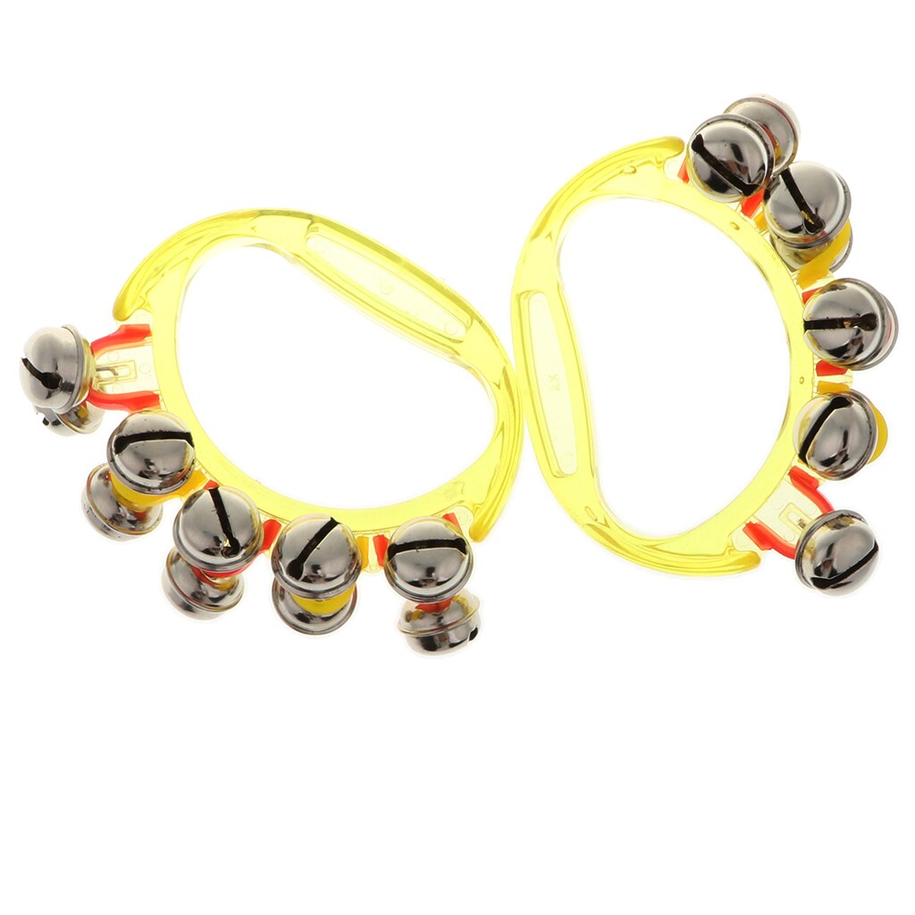 2 Pcs Baby Tamboerijn Hand Schudden Jingle Bells Kinderen Dansen Speelgoed