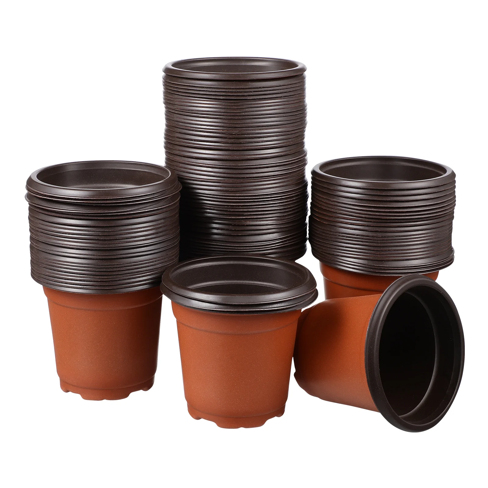 100 stuks plantenpotten bloem plantenbak binnen bloemen planten tuin wastafels containers: Default Title