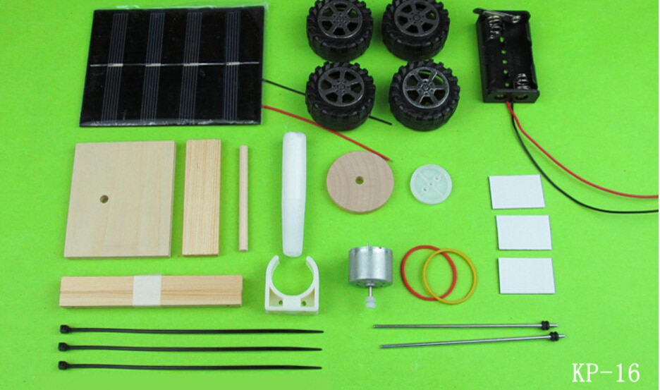 DIY panel Solar vehículos de energía Solar equipo de prueba de Física física para niños ciencia pequeña producción