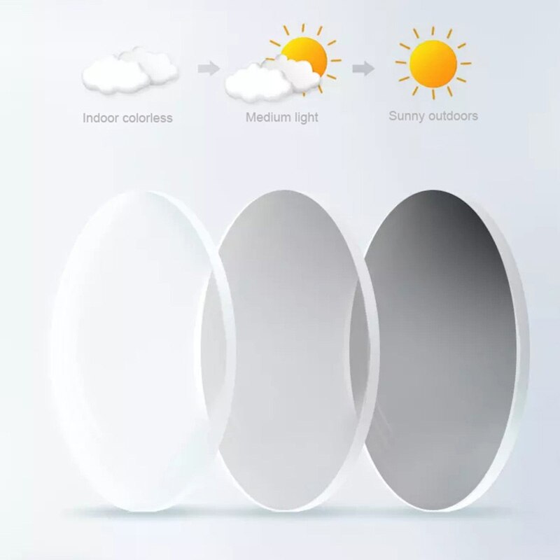 a pair Aspherical Photochromic lens 1.56 1.61 1.67 index