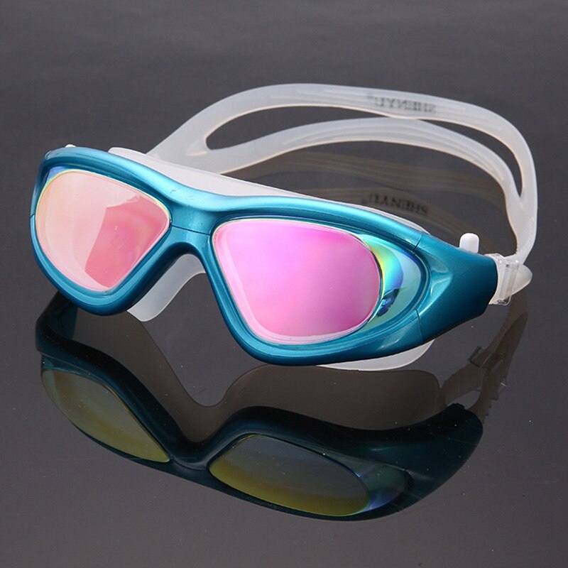 Lunettes de natation Anti-buée pour piscine, étanches, réglables, avec pince à nez
