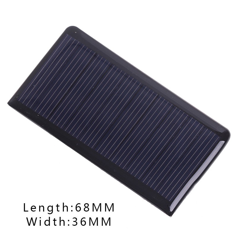 Solar Panel 5V Mini Solar System DIY For Battery Cell Phone Chargers Portable Solar Cell 68*36MM