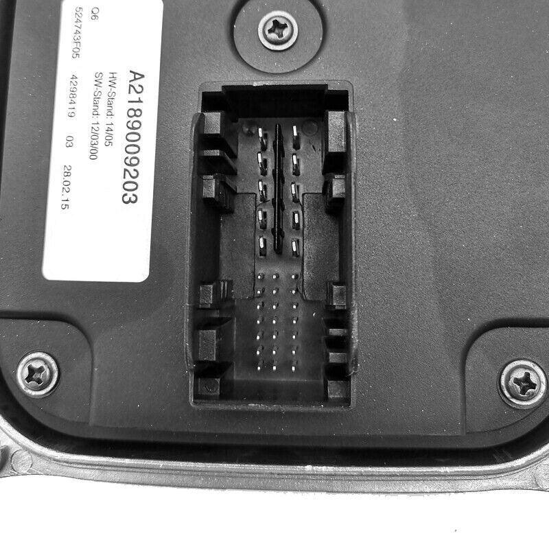 A2189009203 led farol lâmpada unidade de controle reator módulo regulador tensão para mercedes benz w166 x166 c218 x218 r231