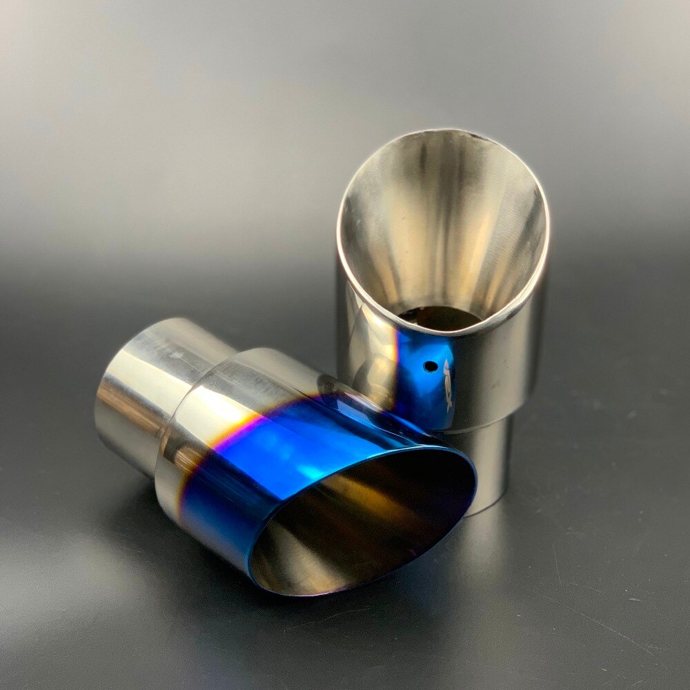 Automobile exhaust muffler stainless steel tube chrome modified rear tail For Mitsubishi ASX Car accessories