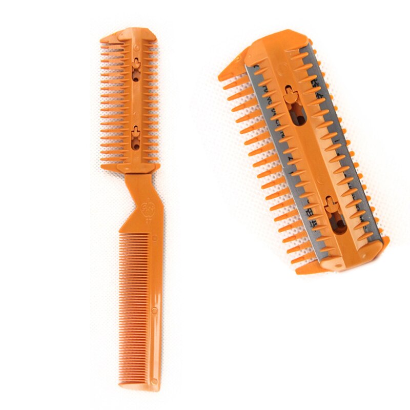 Scissor DIY Hair Razor Comb Hairdressing Trimmer Thinning M02201 U9K1
