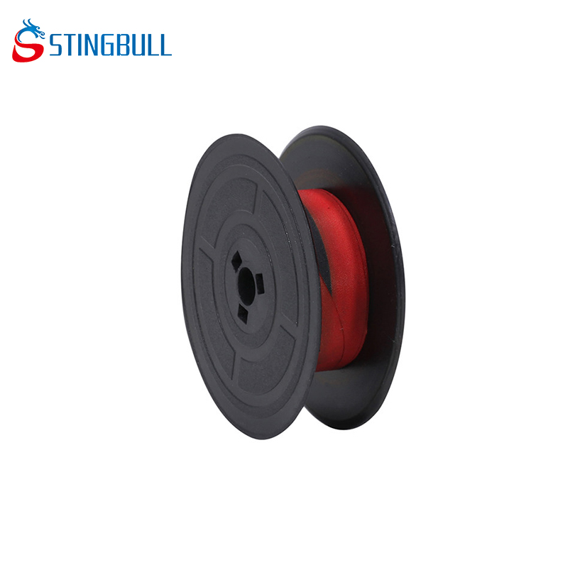STINGBULL 12.7MM Width GR4 Single Spool Ribbons Cartridges 10M Length Black / Red Color Printer Ribbon For Typewriters