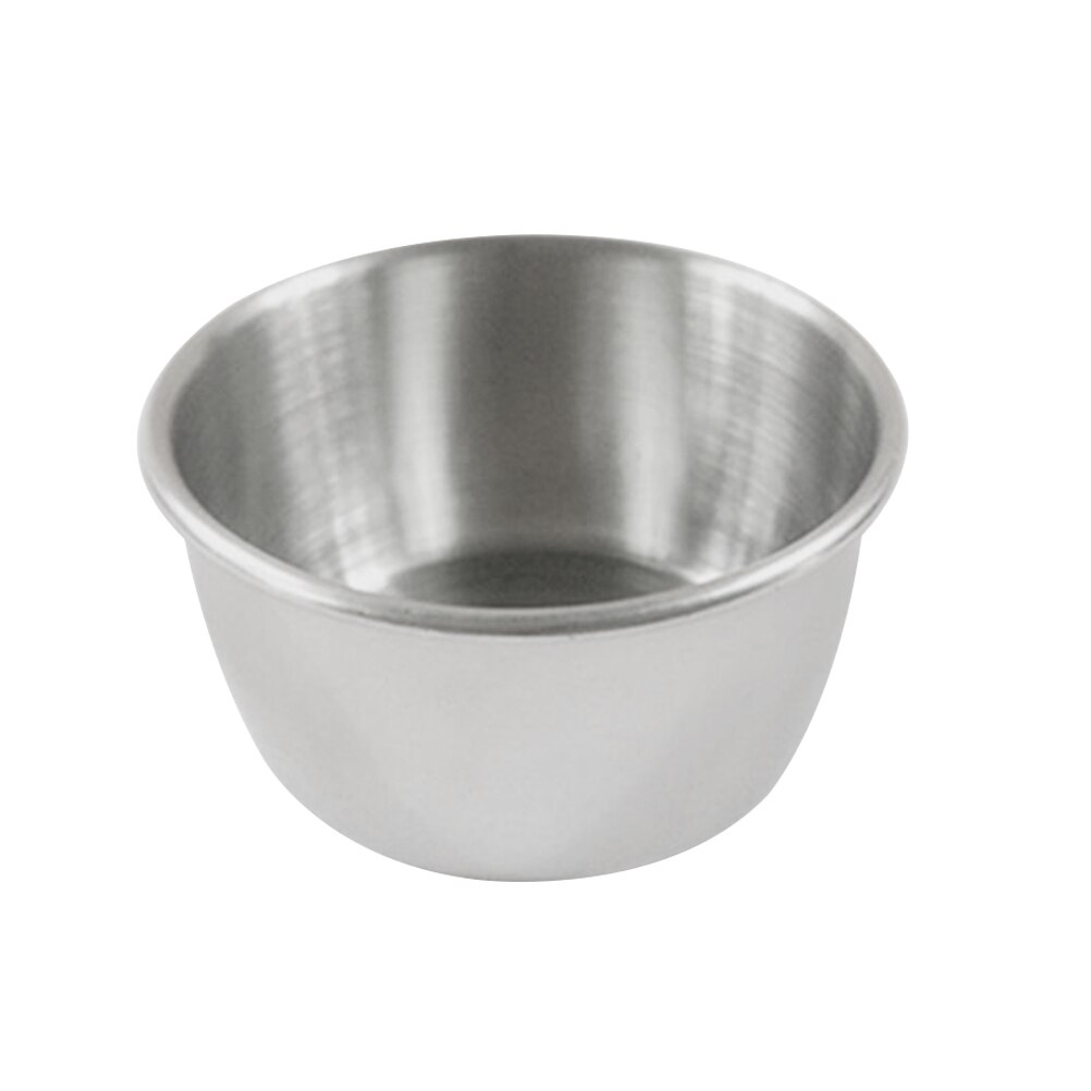 6 stk rustfritt stål saus kopper gjenbrukbare tomatsaus beholder dyppe bolle for restaurant hjemme