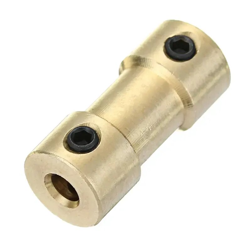3.17Mm-3.17Mm Messing Koppeling Spindel Motor Askoppeling Connector Voor Eleksmill Graveur Cnc Router