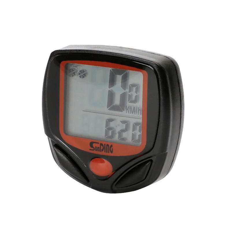 Bike Speedometer Bicycle Odometers Bicycle Speedometer Wired Bike Computer Waterproof Bike Odometer with LCD Display: Default Title