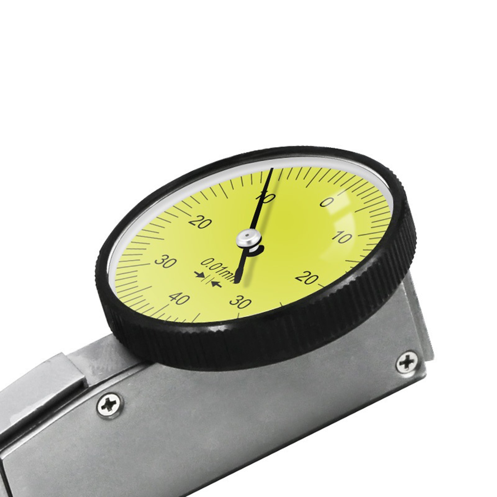 0-0.8mm Lever Indicator Display Analog Dial Lever Shockproof Test 0.01mm Dial Indicator Indicator Meter Dial Ruler Tool
