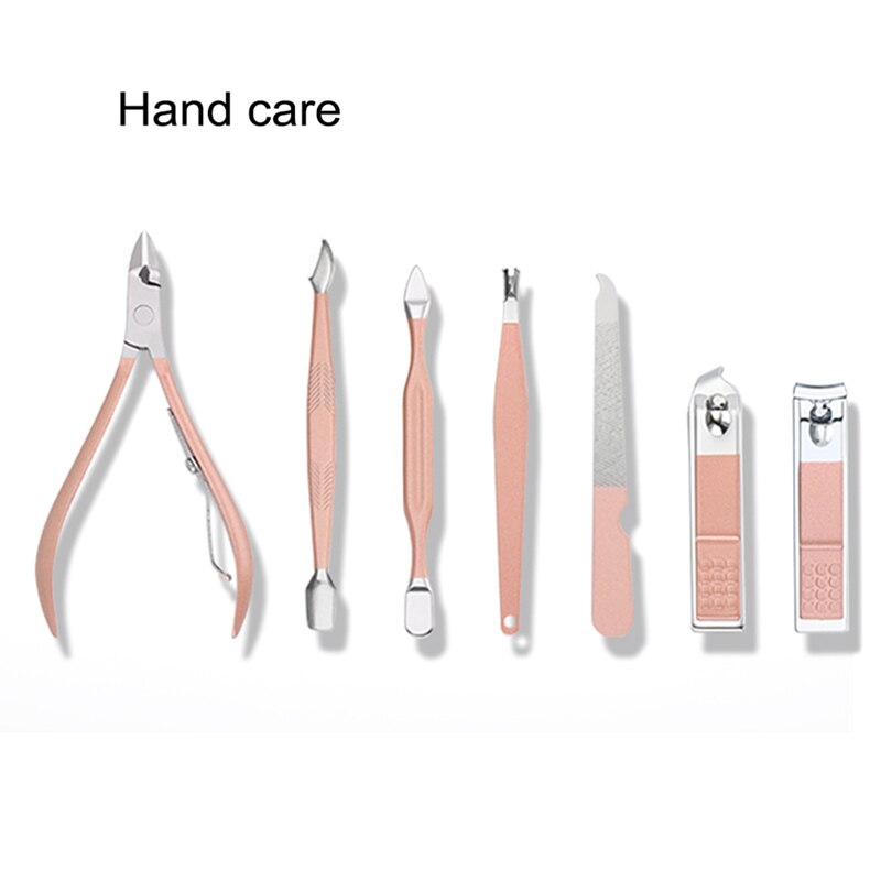 Cortauñas para manicura , tijeras de Juego de Cuidado de Uñas, pinzas, cuchara para orejas, Kit de belleza para uñas artísticas, 7/10/15/18 Uds.