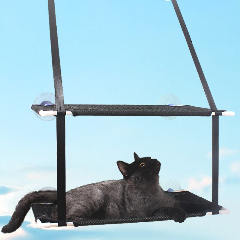 Bonitas camas colgantes para mascotas, asiento montado en ventana para gatos, hamaca, cama para ventana, asiento de copa para mascotas, cama para gatos