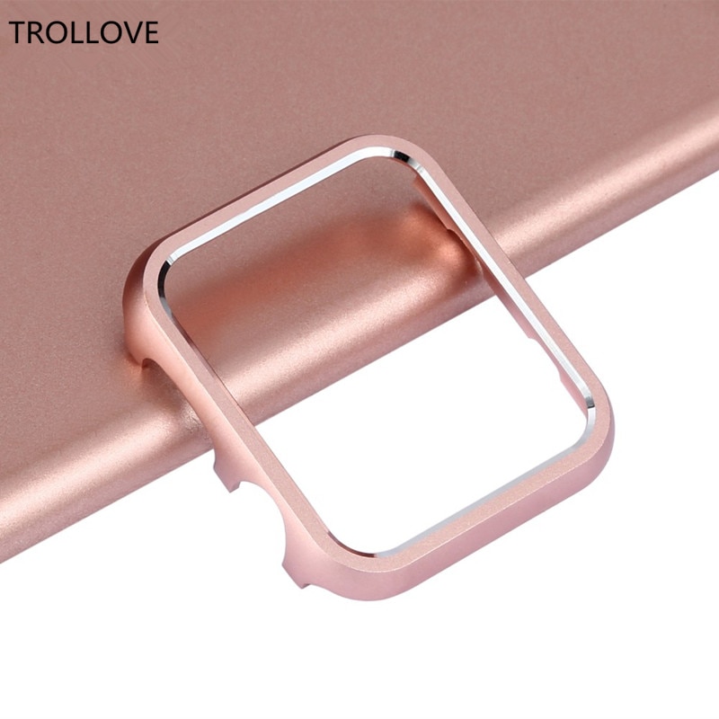 for iWatch 4 5 Case Aluminum Metal Frame Alloy Protector Cover Case Perfect Fit for Apple Watch Series 1 2 3 38mm 42mm 40mm 44mm