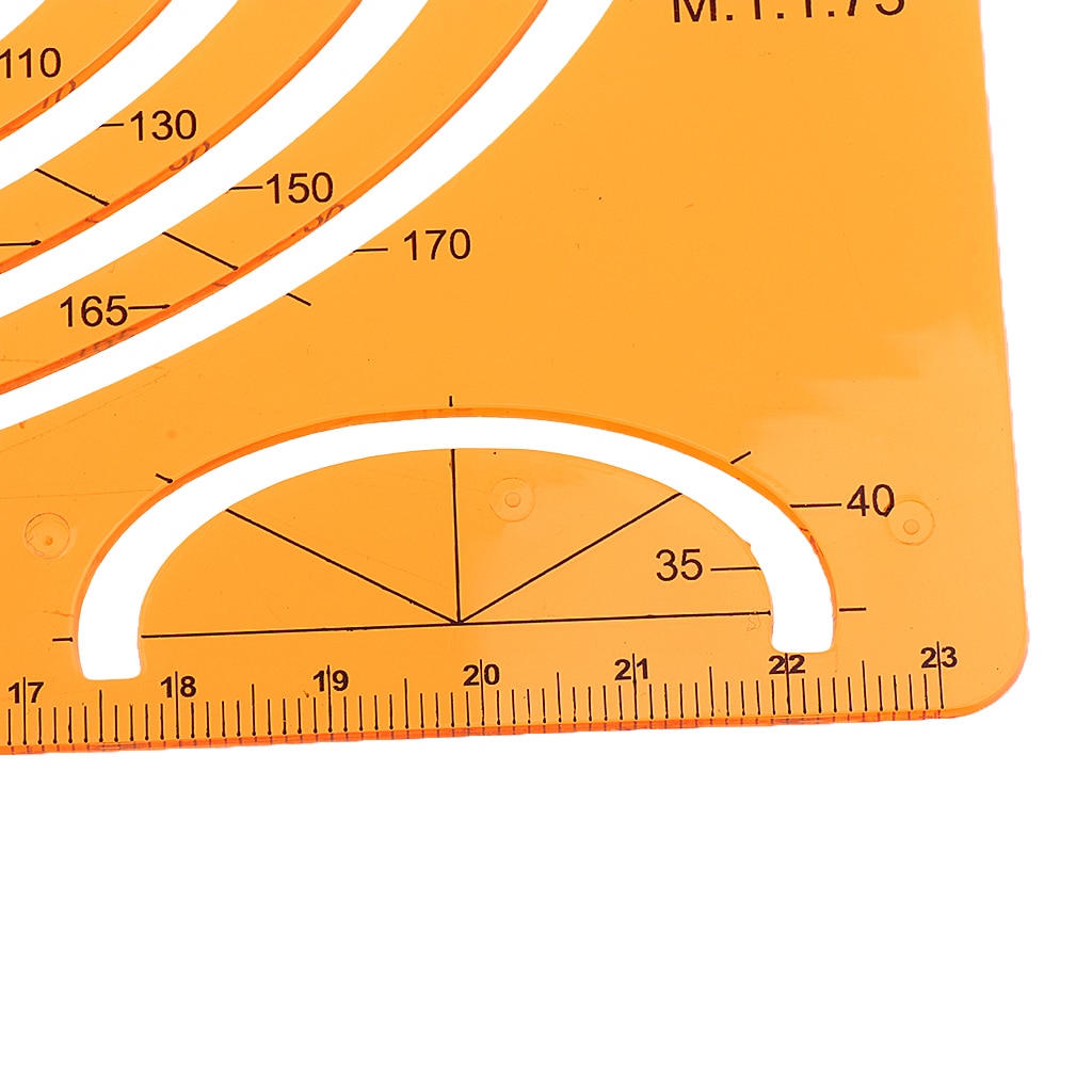 CIRCLE RADIUS MASTER Template Stencil Assorted Circles