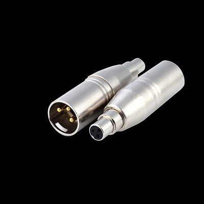 MINI XLR 3-Pin Female to XLR 3-Pin Male Plug Converter