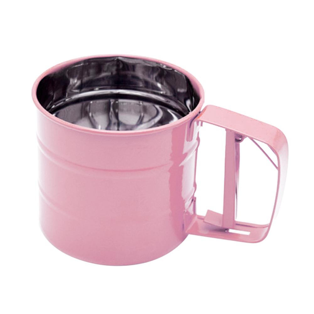 Meel Icing Rvs Mesh Zeefje 15 Cm Dia Pastry Icing Suiker Shaker Zeef Cup Bakken Tool Keuken Accessoires 3
