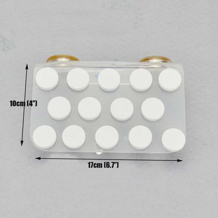 SPS phyto plus coral frag rack stand bracket mini nano strong magnet fix aquarium fish reef tank inclined plane: 17cm with 14 base