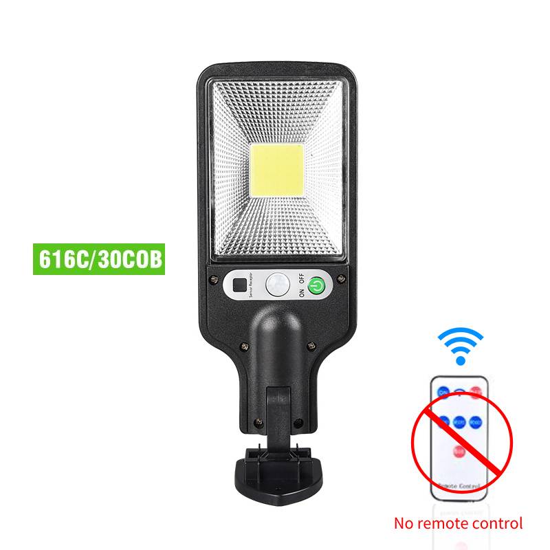 Outdoor Zonne-straat Licht Waterdicht Solar Lamp Cob/Led Menselijk Inductie Motion Sensor Beveiliging Verlichting Voor Tuin Straat Lamp: 616C