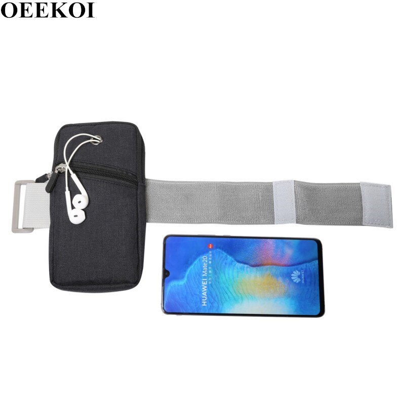 OEEKOI Universal Outdoor Sport Armband Phone Bag voor Oukitel U22/U11 Plus/K6000 Plus/U7 Max/ u13/U15S/U15 Pro/U7 Plus/K6000 Pro