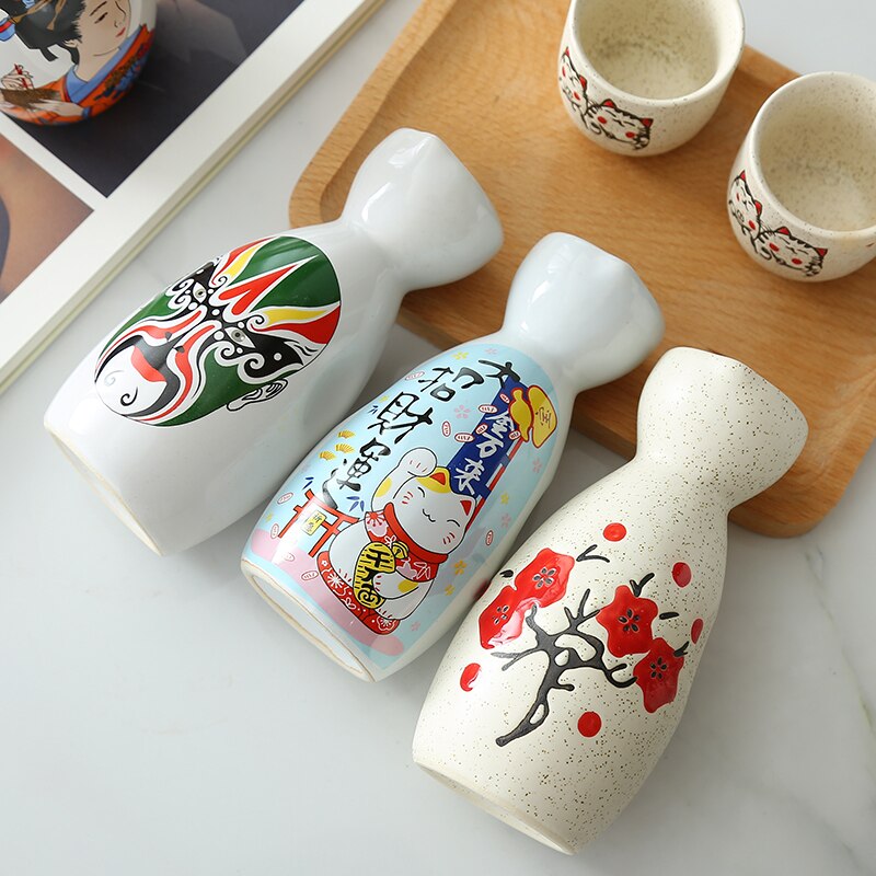 Japansk sake distribution vinkanna spritvärmare hushåll keramik varm flaska barware flagga liten stoup enkel gryta