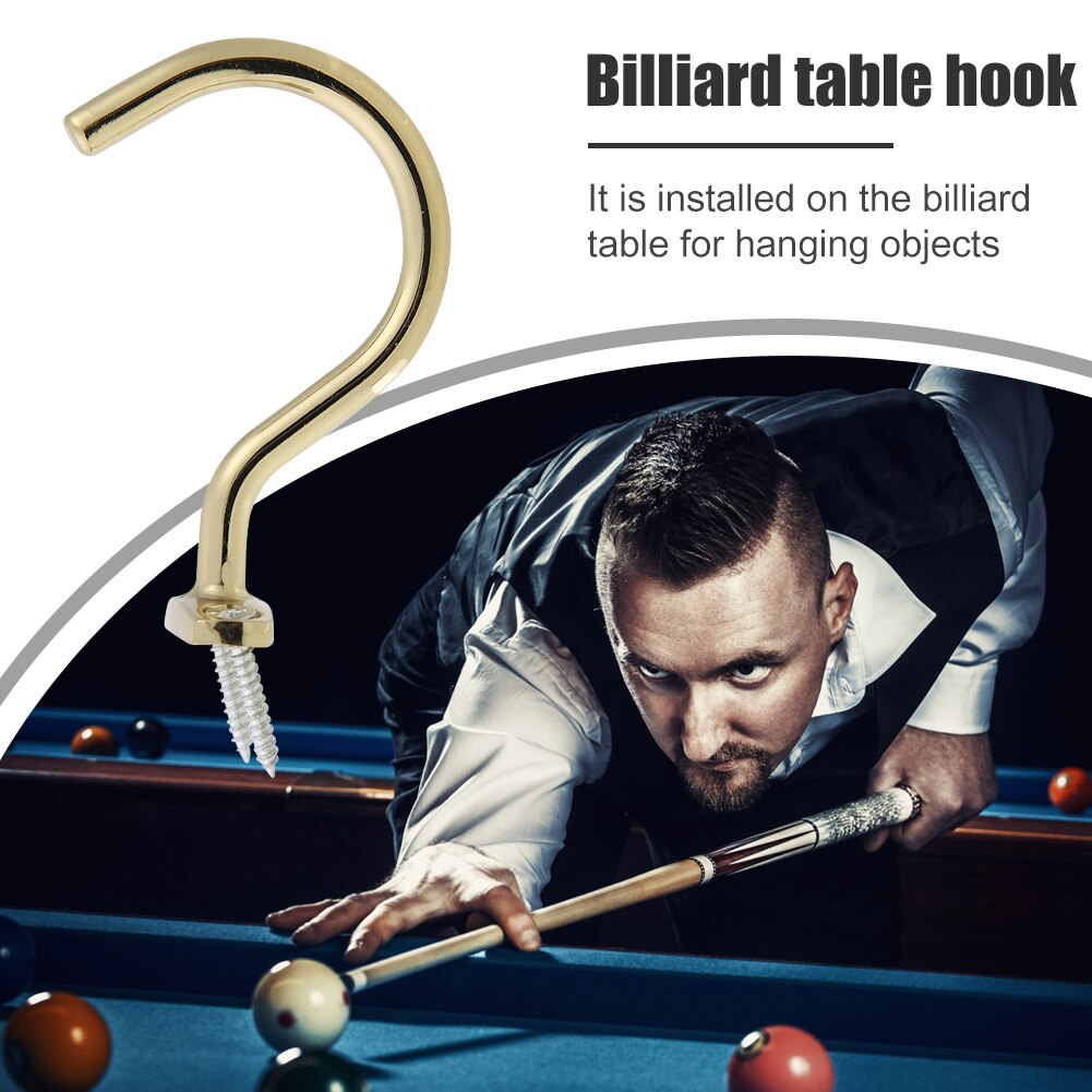 Iron Billiards Pool Table Tripod Hook Training Pool Ball Supplies Cue Racks Holder Home for Snooker Accessories