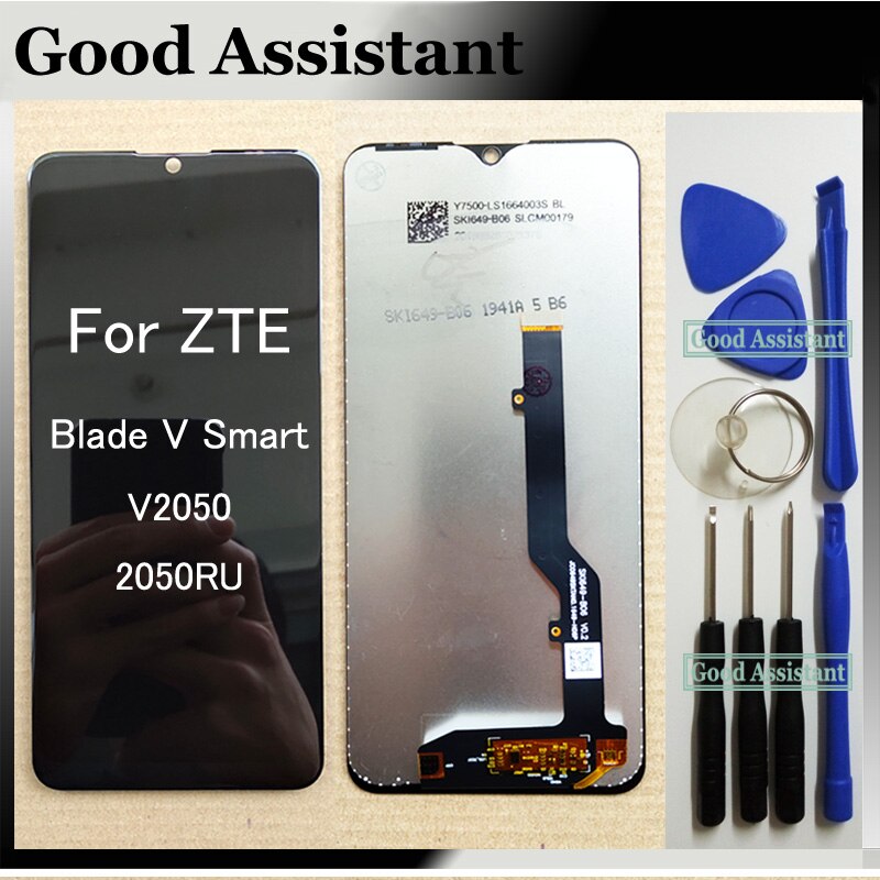 Originele Lcd Voor Zte Blade V Smart V2050 2050RU Lcd Touch Screen Digitizer Vergadering Voor Zte Blade V Smart telefoon Onderdelen