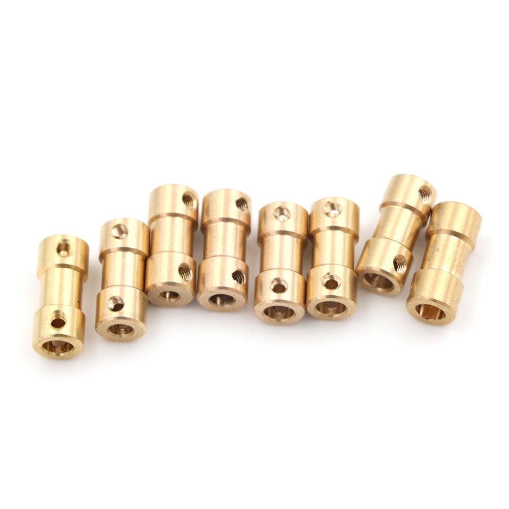 Connecteur de transmission de moteur, arbre de transmission 2mm 5, connecteur de bateau rc  c22, accouplement d'arbre flexible en laiton, coupleur de moteur