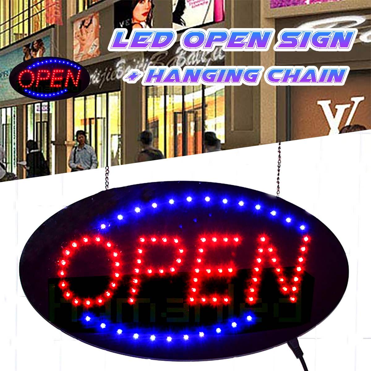 Led Winkel Open Teken Business Shop Bar Neon Borden Heldere Reclame Licht Boord Animated Motion Winkel Billboard Etalage