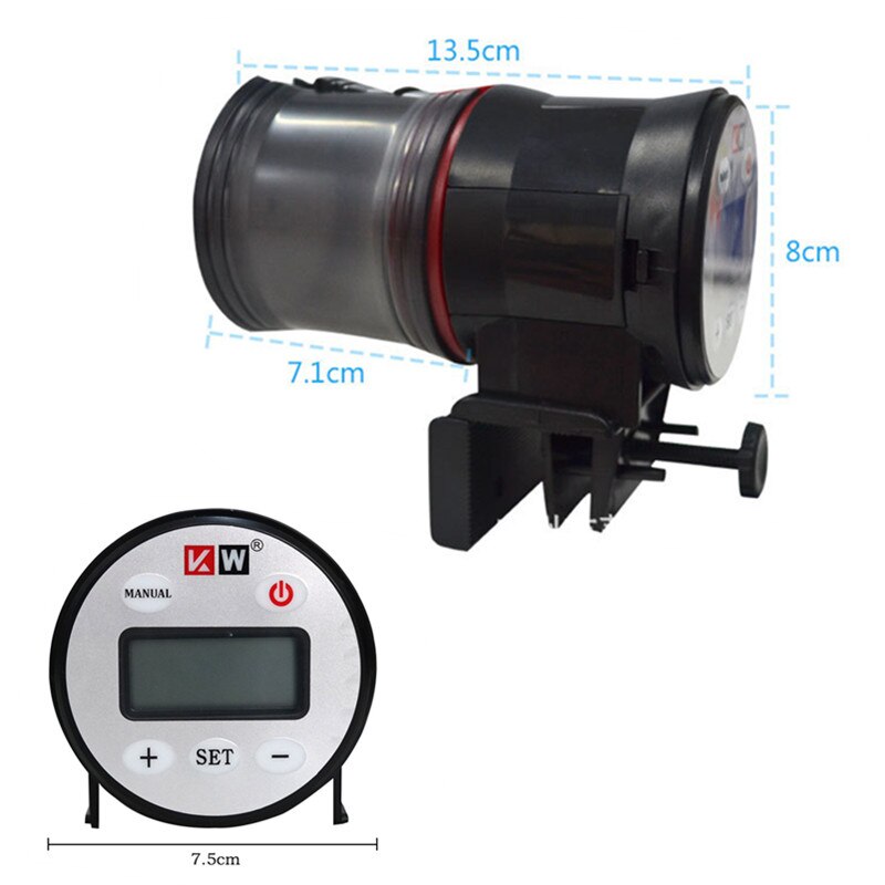 Smart Automatic Fish Feeder Aquarium Fish Tank Accessories Auto Feeding Fish Feeder Dispenser