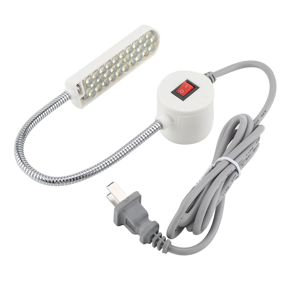 Naaimachine industriële verlichting led-lamp multifunctionele flexibele lamp magnetische naailamp voor werkbank draaibank boormachine: Ons stekker 110v