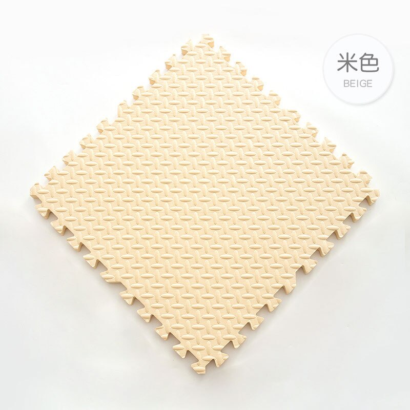10 stuks eva-schuim baby speelmat gestikt kruipkleed kind ontwikkelingsmat gemonteerd massief tapijt puzzelmat baby gym speelgoed: Qc0084-8