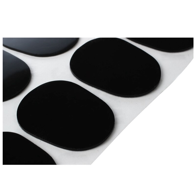8 Patches Pads Cushions Nozzle for Alto Saxophone 0.8mm Black