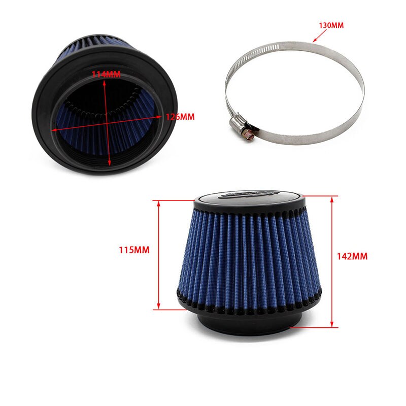 Air Intake Pipe kit with air filter intake pipe For Honda civic 92-00 EK EG