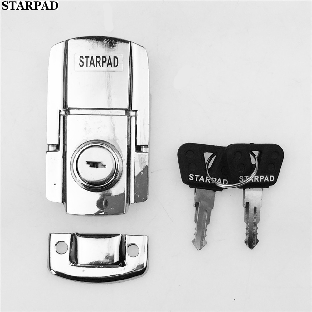 STARPAD For Motorcycle trunk lock White electric car lock Motorcycle car trunk key lock cover Tricycle ATV Refit Lock Accessorie