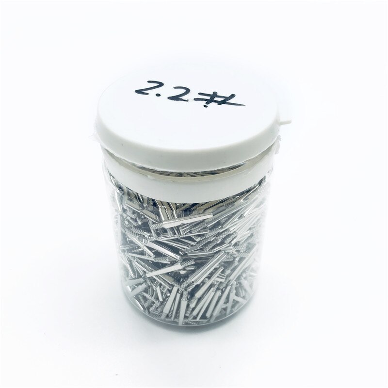 Pasadores de aleación de Zinc para laboratorio dental, 1000 unids/caja, clavos individuales, para técnico Dental: 22mm  1000pcs