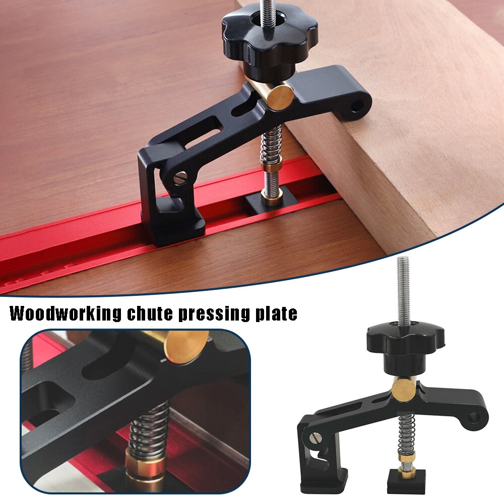 Aluminum Alloy Hold Down Clamp Woodworking Clamp Quick Adujust Foot Quick Acting Fast Woodworking Tool Kit Set Of Tools