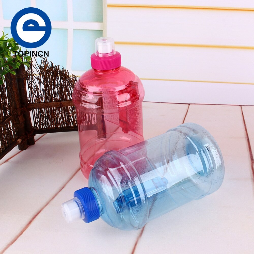 1L/2L Big Size Drink Water Bottle Large Capacity Water Bags Sports Cap Outdoor Travel Drink Kettle with Cap Gym Training
