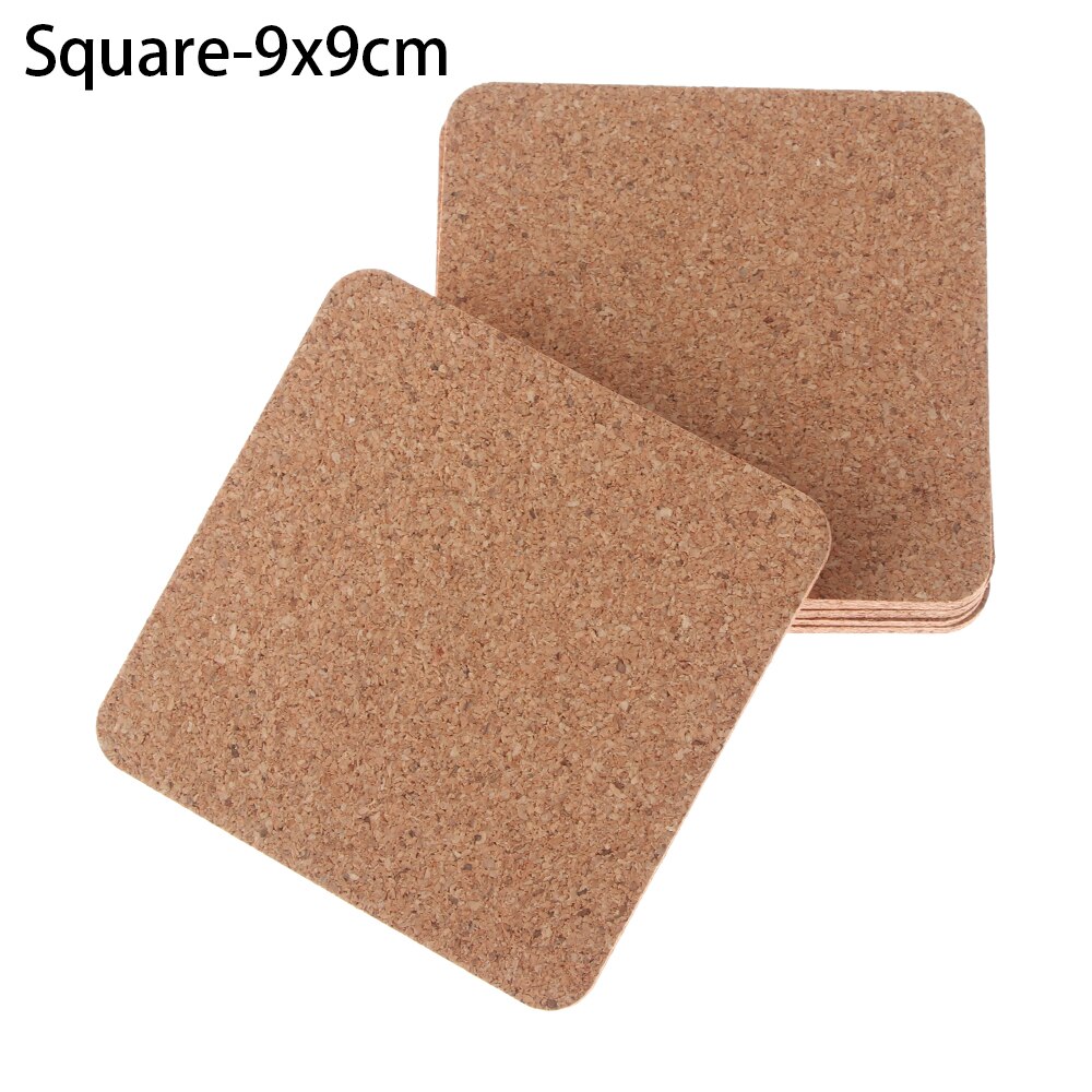 Natural Rattan Coasters Round Kitchen Table Mats Bowl Mats Cup Mats Padding Mat Insulation Pad Handmade Placemats DIY Crafts: Square-9x9cm