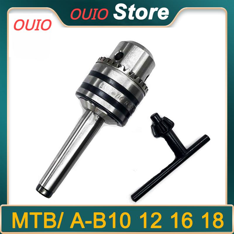 OUIO MT1 MT2 MT3 MT4 B10 B12 B16 B18 0,6-6/1-10/1-13/3-16/5-20 vástago Morse portabrocas cenador torno CNC máquina de taladro madera