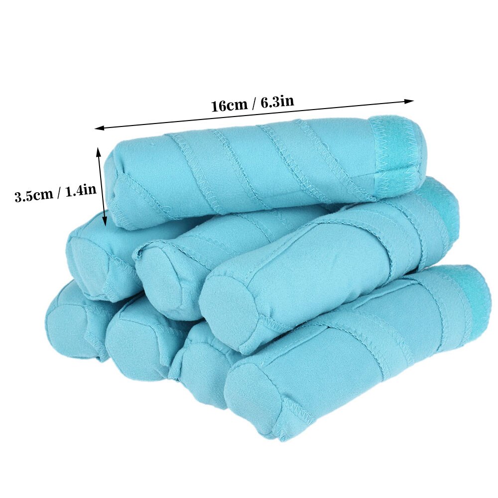 8pcs Hair Curler Memory Foam Hair Roller Stick Soft Curler for Long Thick Curly Hair Flexible Hair Styling Tool
