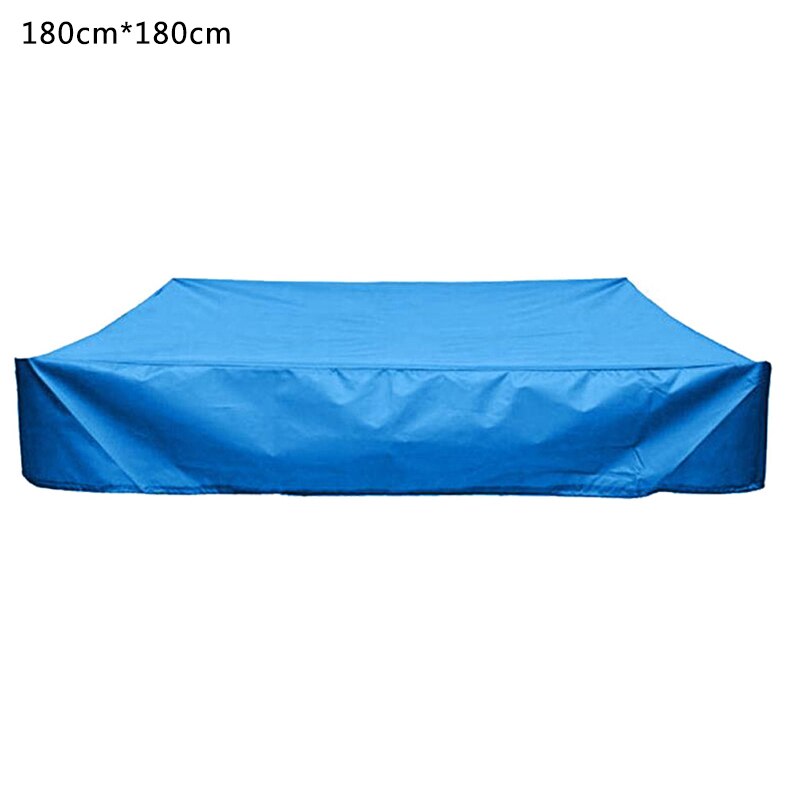 Sandkasten Abdeckung Sand Pit Wasserdichte Staubdicht Schutz mit Kordelzug für Garten: blue 180